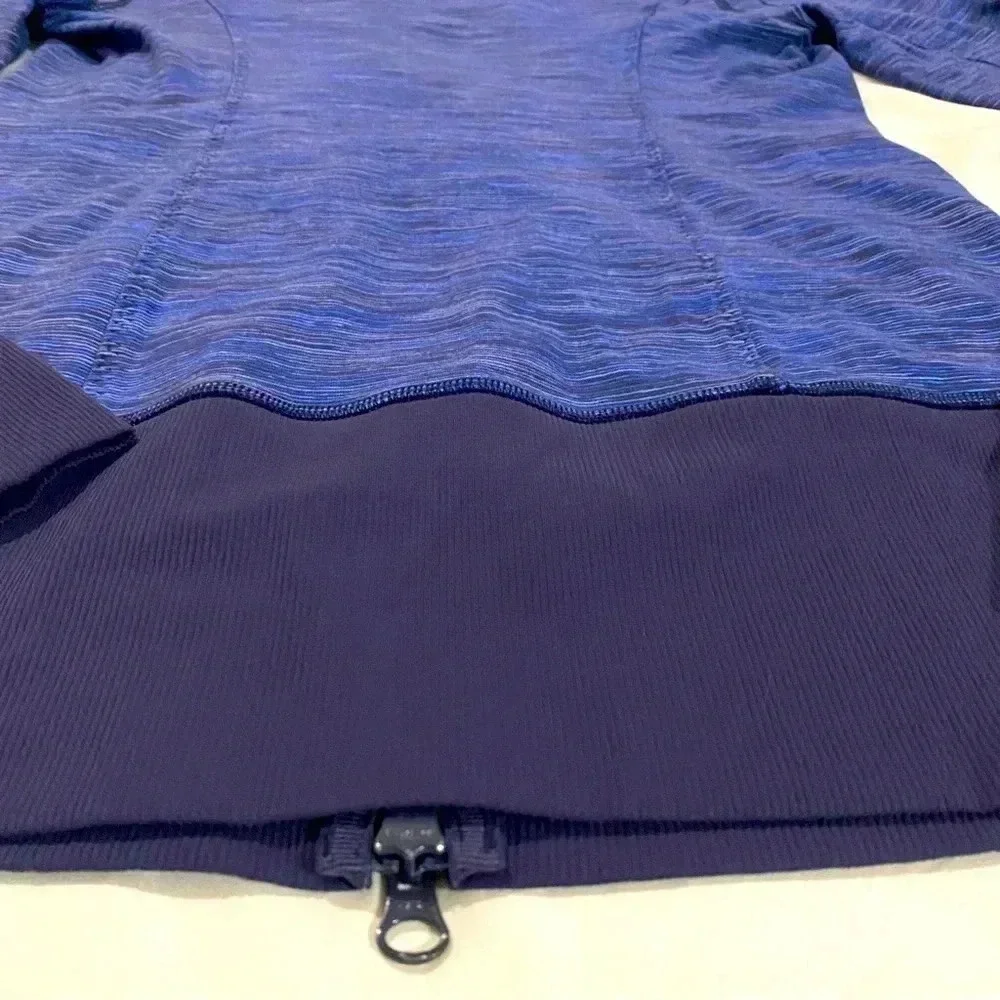 Lululemon Size  6 Luon Nice Asana Jacket Wee Are From Space Cadet Blue - Picture 10 of 11
